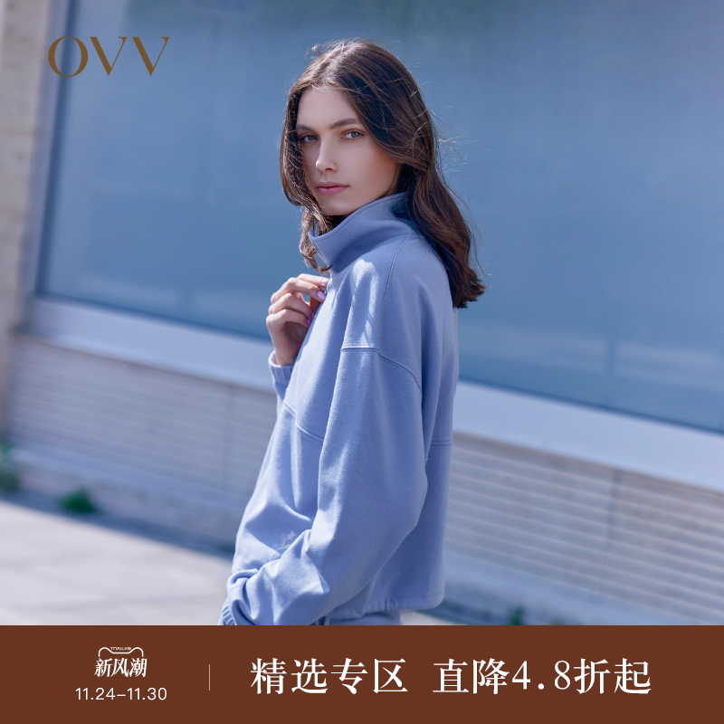 OVV卫衣简约高级套头卫衣