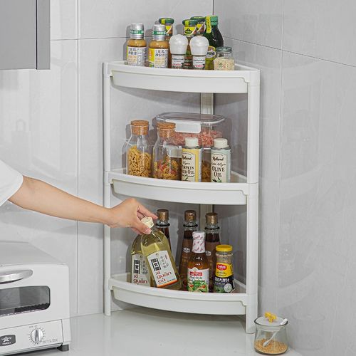 卫生间置物架浴室三角架墙角收纳架脸盆架厕所用品洗漱台架子落地