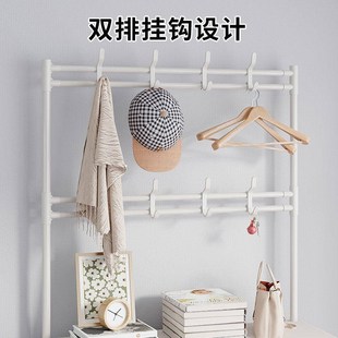 防尘鞋架多层家用落地一体式鞋帽架客厅门口衣帽架租房置物架子