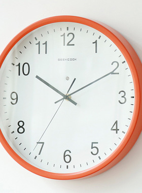 智能感应声控pLED夜光挂钟简约钟表