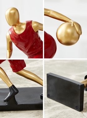 A6L现代简约轻奢篮球摆件家居电视柜酒柜办公室书房卧室桌面软装