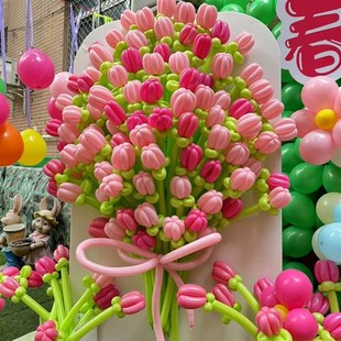 长条气球小太子造型加厚防爆魔术各种形状场景布置花束装饰