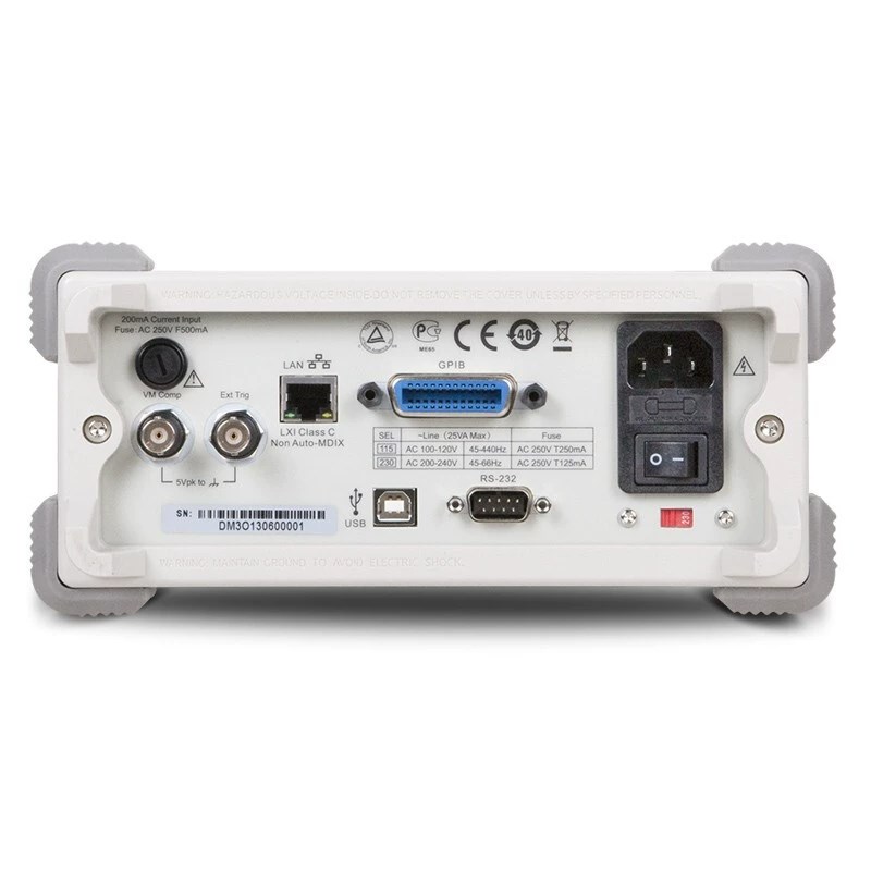 普源数字万用表DM3058E uDM3068D五位半六位半多功能台式万用表