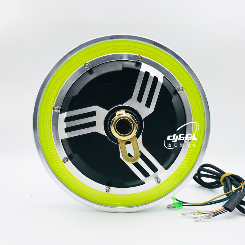 新澳玛12寸小海豚三轮无刷无齿一体轮毂满盘鼓煞电机48V350W