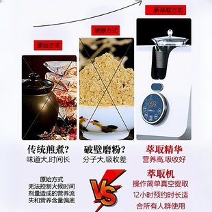 植物草本中药萃取机萃饮提取仪装置养生壶破壁熬药全自动浓缩家用