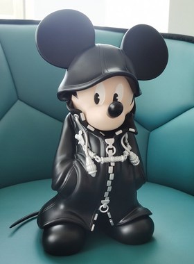 卡通国王米奇桌面摆件客厅电视柜玄关软装Q饰儿童房潮流网红款