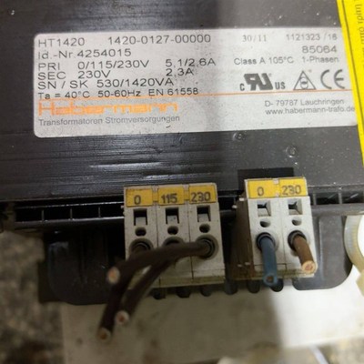 德国Habermann哈伯曼电源变压器HT1420 输入0/