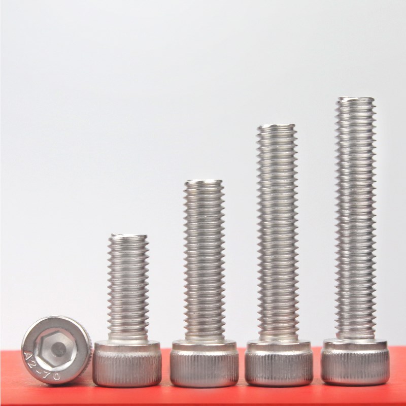 304不锈钢d圆柱头内六角螺丝钉螺栓M6*15x21x23x27x28x32x38x42x5