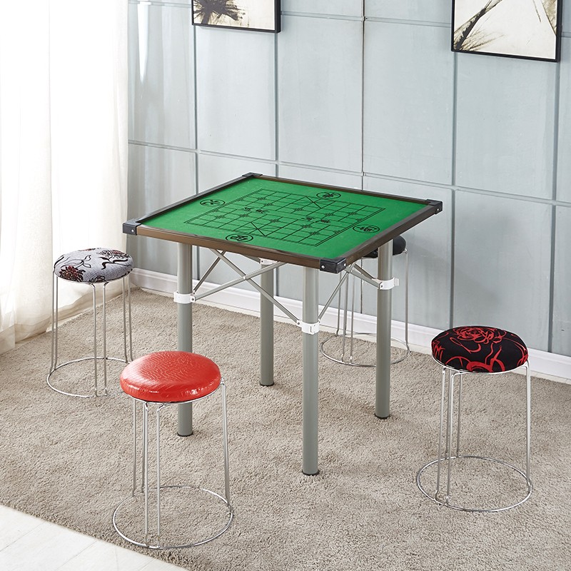 家用麻将桌棋牌手搓打牌宿舍寝z室方形折叠雀台餐桌简易多功能桌