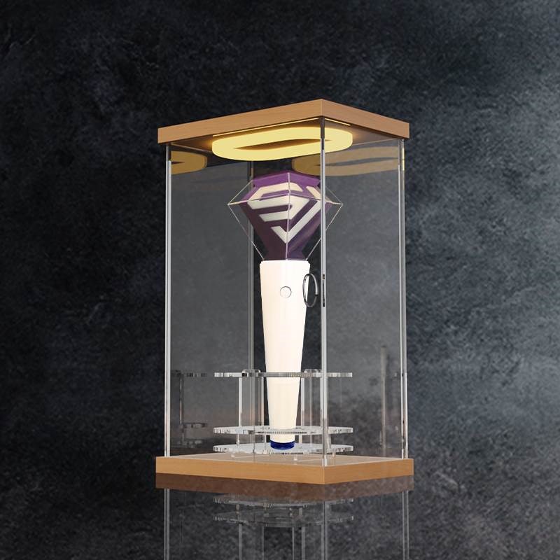 带灯带门展示盒加高应援棒大头棒放周杰伦嘉年华爱丽W棒透明收纳