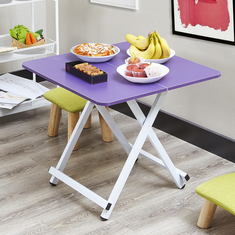 可折叠桌手提野餐桌户外便携式简易E摆摊吃饭桌子家庭用阳台麻将