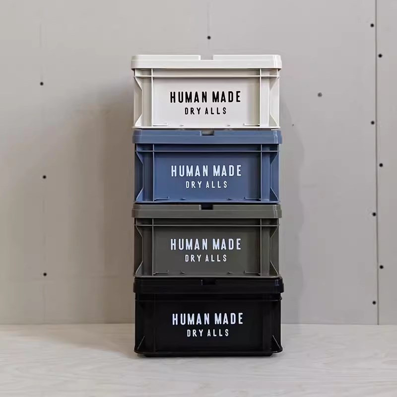 humanmade收纳箱工t业风桌面收纳盒可叠加户外露营杂物迷你收纳筐