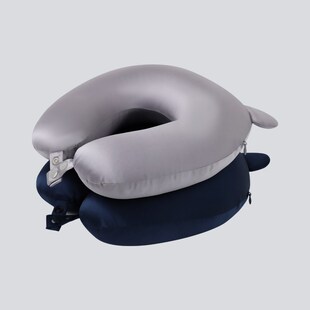 The mole桑蚕丝真丝U型枕颈部靠枕护颈枕飞机枕旅行车枕午睡趴睡