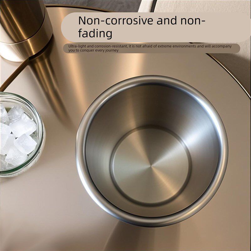 纯钛水杯啤酒杯一体茶杯饮料茶杯口杯