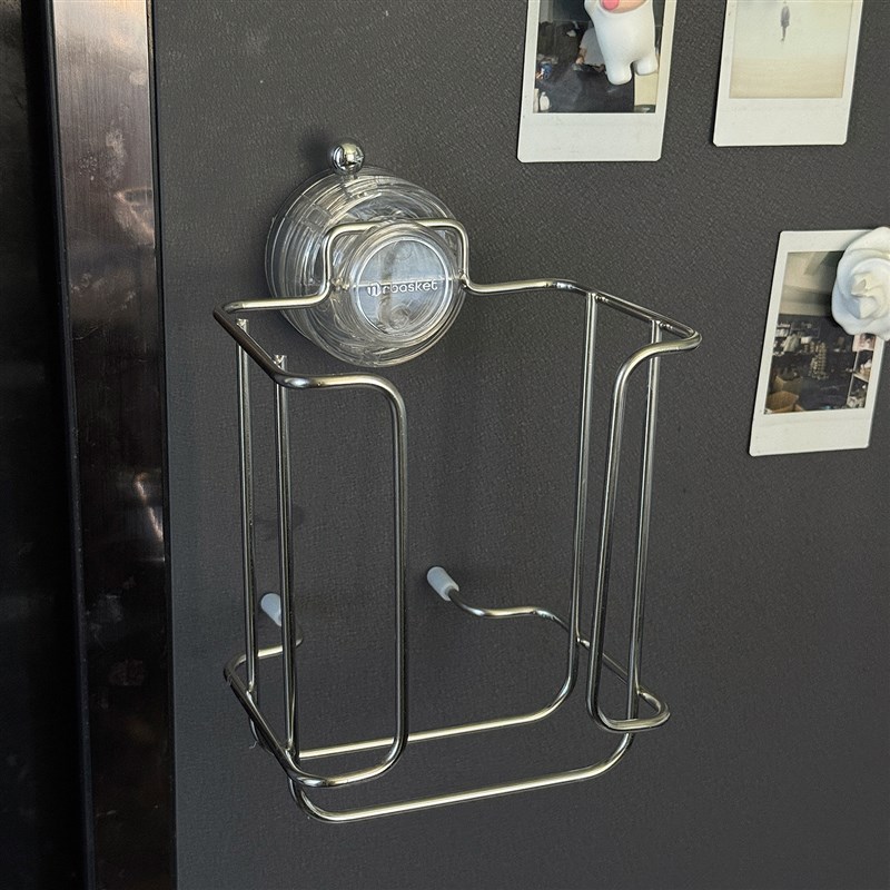 吸盘式不锈钢纸巾架化妆室免w打孔湿纸巾洗脸巾置物架壁挂式卫生