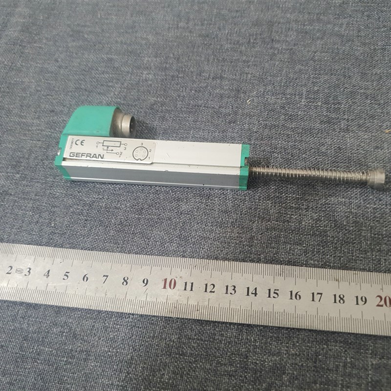 意大利GEFRAN位移传感器回弹式电子尺滚轮测头厚度测量传感器PY3