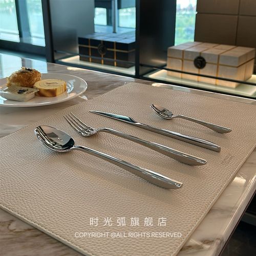 烛光晚餐浪漫西餐四件套18/10不锈钢家用牛排刀叉勺甜品勺套装