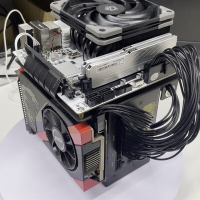 P902开放式机箱 机架 电源底座itx开放式机架