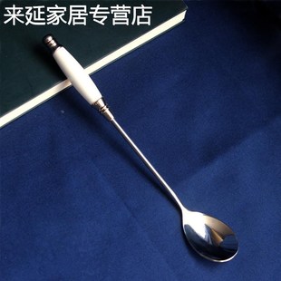 精致不锈钢咖啡勺家用搅拌甜品勺小号汤匙蜂蜜勺创意小调羹小勺子