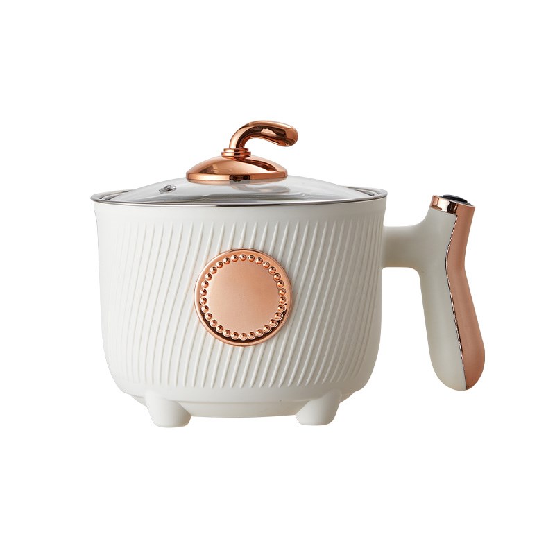 304不锈钢电煮锅宝宝辅食电锅x无涂层多功能宿舍蒸煮一体小型1-2