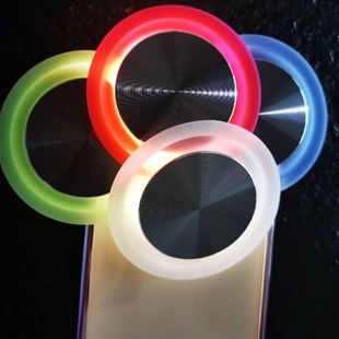 3寸2寸1.5寸可透光白色硅胶CD纹低音振膜辐射器diy音响低频加强器