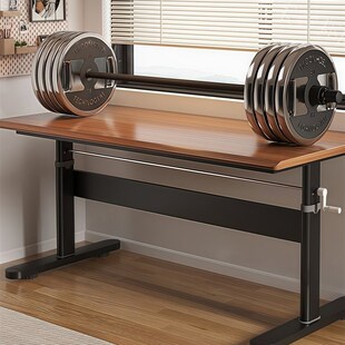 手摇式可升降桌腿小尺寸茶几底座手动可调节小型桌面支架带滑轮