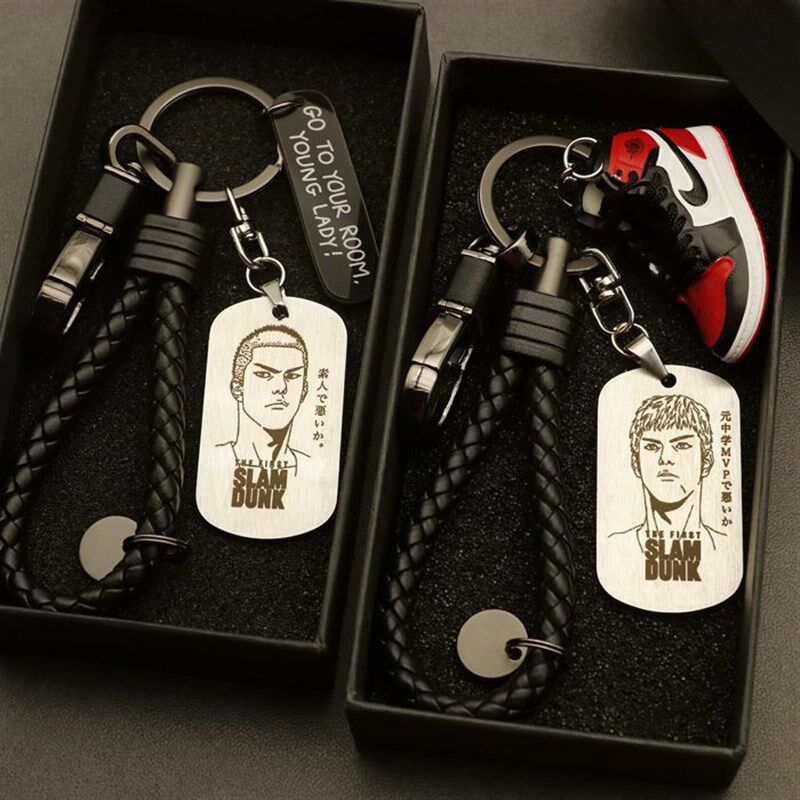 灌篮高手樱木花道流川枫三井寿宫城良田金属钥匙扣汽车挂件钥匙链