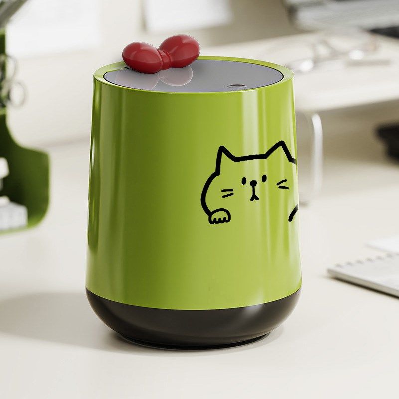 2025新款按压式桌面小号迷你垃圾桶双桶创意可爱有盖废纸收纳桶,家庭/个人清洁工具,垃圾桶,淘宝优惠券,粉丝福利购,淘宝优惠卷
