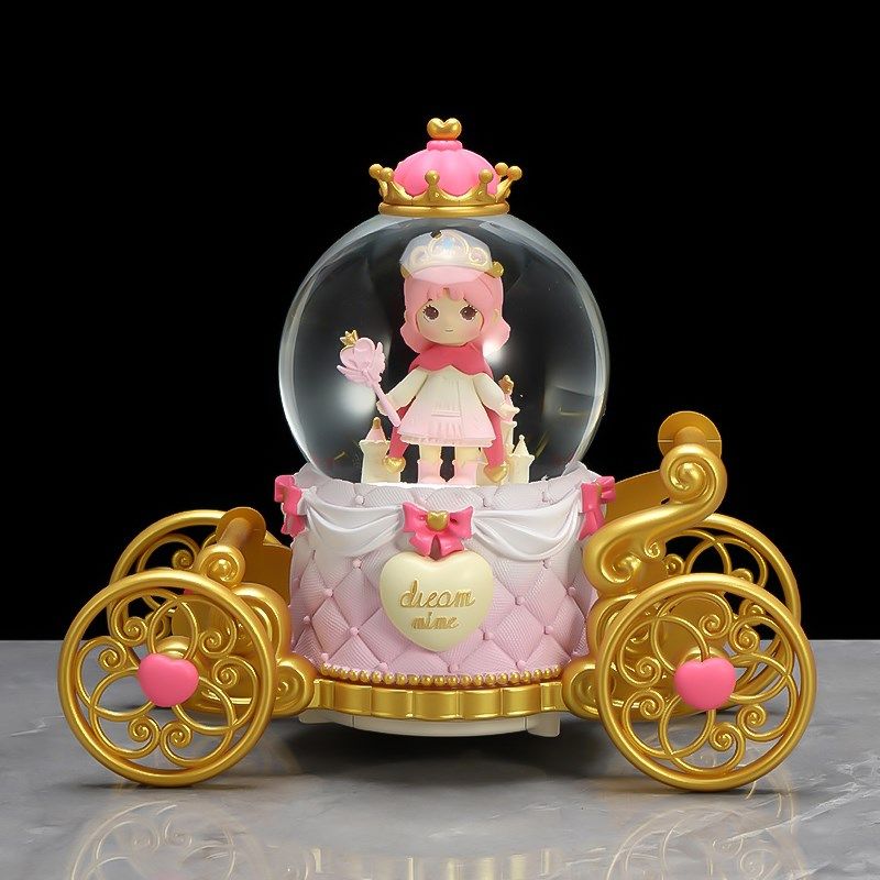 6-14岁儿童玩具马车水晶球音乐盒自动飘雪彩灯八音盒儿童节日礼物,家居饰品,创意礼品,淘宝优惠券,粉丝福利购,淘宝优惠卷