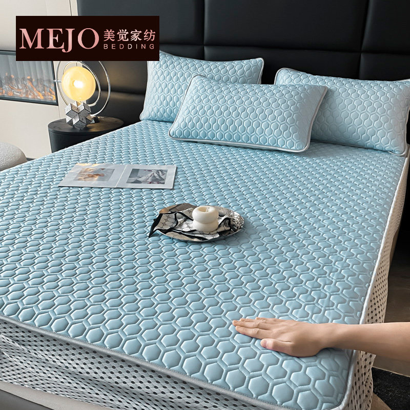 A类夏季冰丝席乳胶凉席三件套床笠款宿舍学生单人双人家用空调席,床上用品,乳胶席,淘宝优惠券,粉丝福利购,淘宝优惠卷