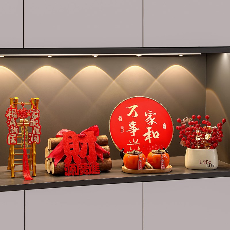 现代客厅酒柜装饰摆件家s居玄关电视柜餐边柜工艺品高端大气上档