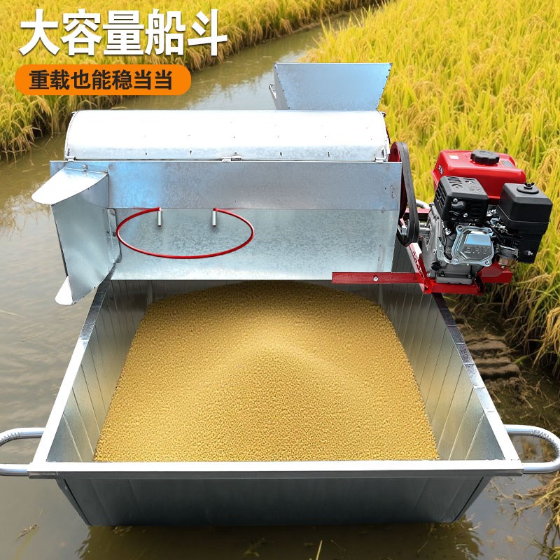 2025新款多功能全喂入农用水稻C脱粒机家用小麦稻谷高粱油菜打谷