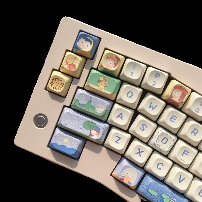 龙乘伟大的作f品主题键帽DMA高度原厂球帽150键五面热升华机械键