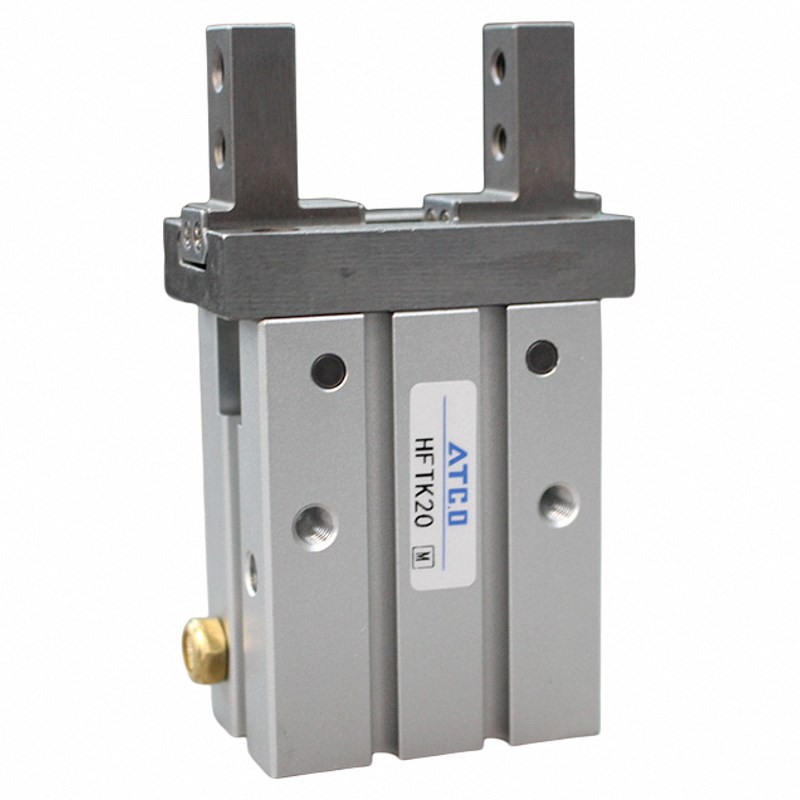 气动手指气缸夹爪HFjZ/HFK6/10/16/20/25/32/40平行夹具气爪HFSZ