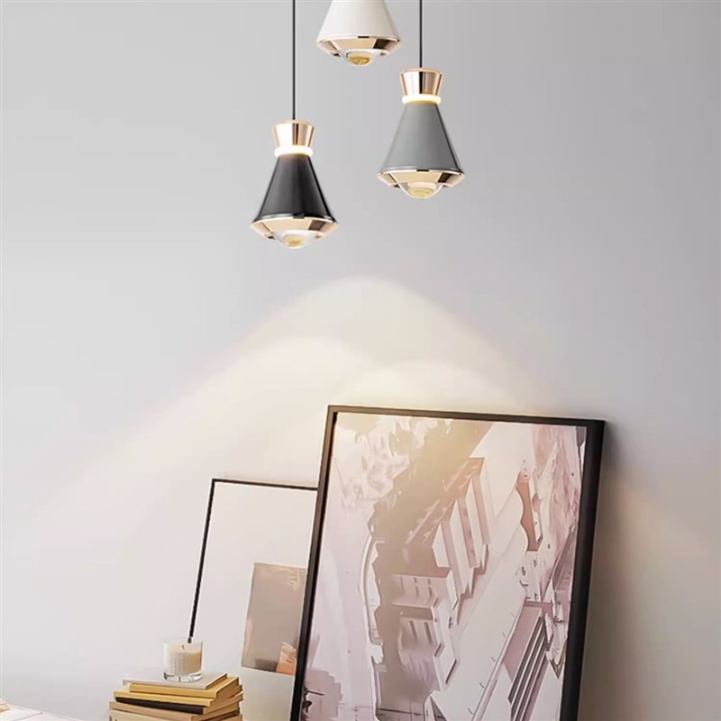 新款触摸主卧卧室长线轻奢现代极简简约床头O小吊灯创意个性艺术