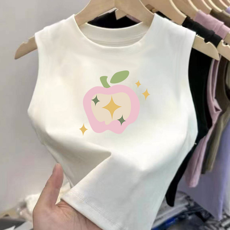 棉螺纹工字背心女吊带外穿春夏季