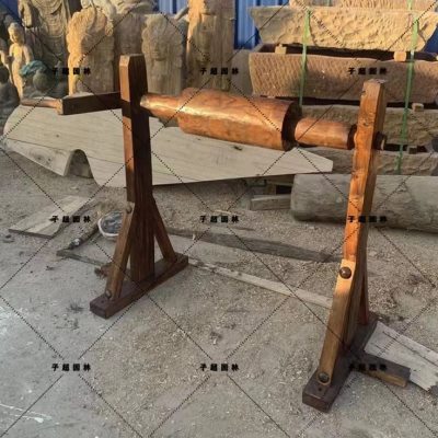 高档辘轳手摇打水机木井架旅游景区装饰民俗影视道具井口架子辘轳