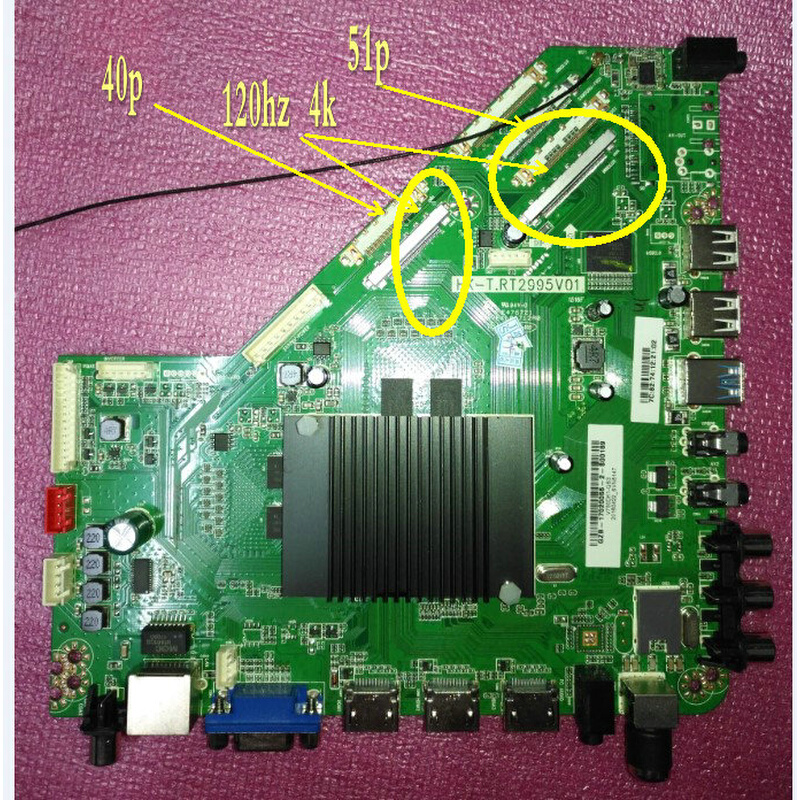 HK-T.RT2995V01 120HZ 4K驱动板  电视高清板 分体电视驱动板 电子元器件市场 显示屏/LCD液晶屏/LED屏/TFT屏 原图主图