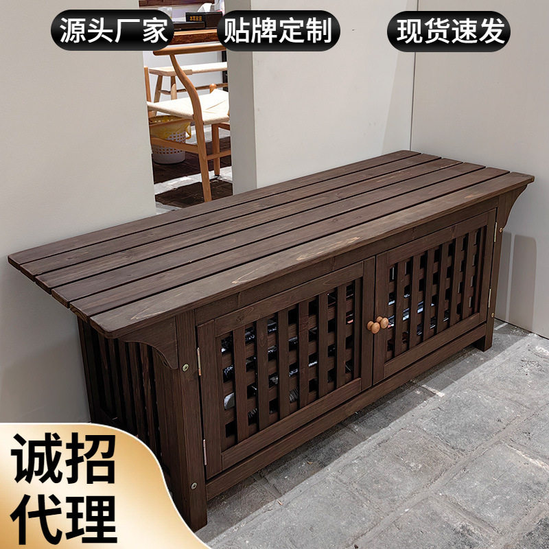 实木换鞋凳长方形家用门口阳台客厅娃娃收纳储物双人椅子可坐鞋柜