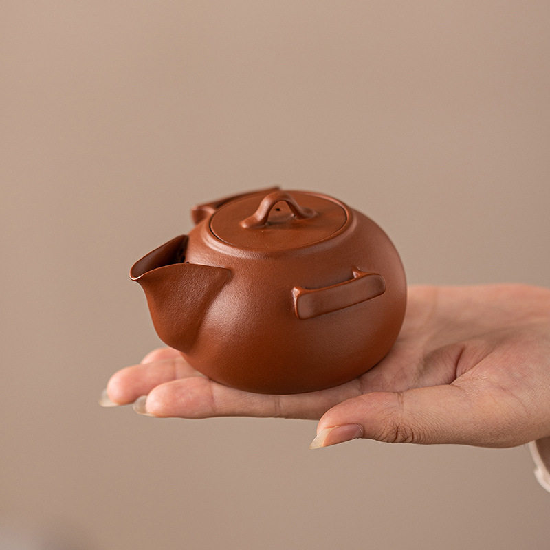 原矿紫砂壶小号手工手抓紫砂壶95cc文人泡茶壶一人饮茶喝茶泡茶壶