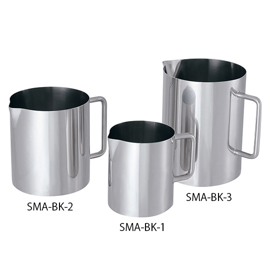 SUS316L 不锈钢烧杯 BK-SMA 1-5L NITTO KINZOKU 1-1906 62-1369