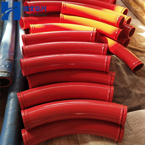 R350*45地泵弯管 喷漆 烤漆加厚地泵弯头