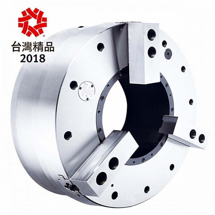 大孔径中空气动卡盘,中空型气压3爪夹头,气压卡盘,气动三爪夹头