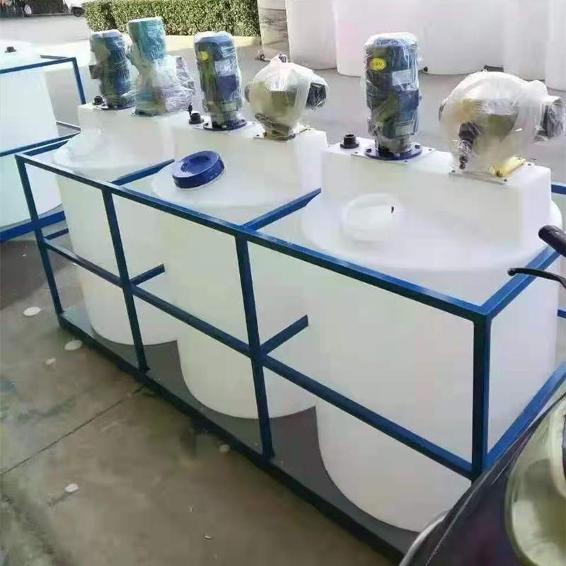厂家直销 1吨塑料搅拌罐 1000升塑料搅拌桶 1000升PE加药桶