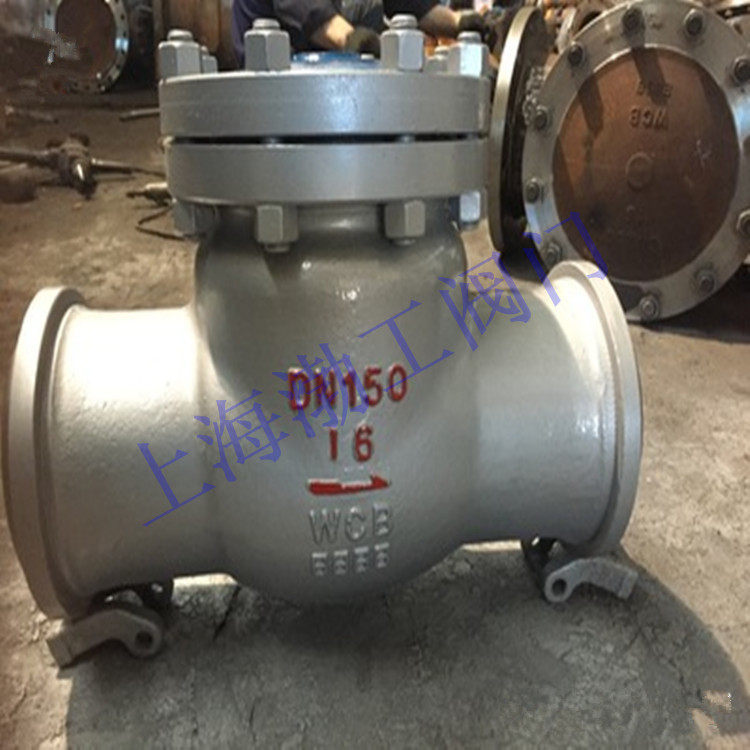 H44Y-40C 铸钢法兰旋启式止回阀 DN250 大口径止回阀