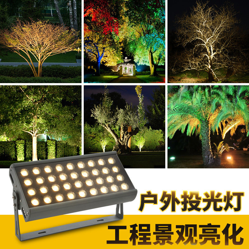 户外防水LED投光灯洗墙照树