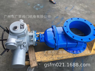 排污管道闸阀 弹性座封管井闸阀 Z945X 16电动暗杆软密封法兰闸阀