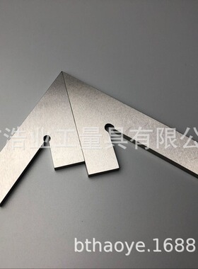 平口45度角尺 150x100 20宽 5mm厚 测量面手工研磨 DIN875/2标准