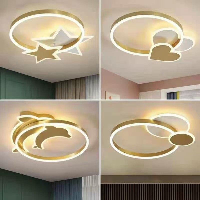 现代简约温馨浪漫星星海豚卧室灯led吸顶灯创意网红儿童房爱心灯,电子元器件市场,电线扎带/束线带,淘宝优惠券,粉丝福利购,淘宝优惠卷