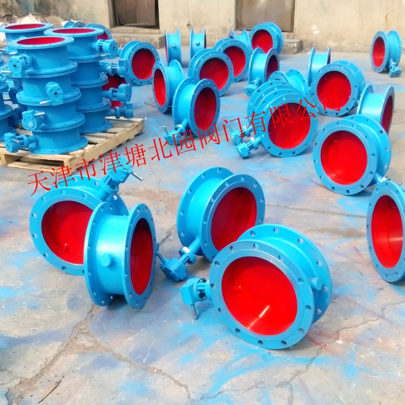 电动通风蝶阀 D41W-0.1法兰式/对夹式通风蝶阀 加长杆通风蝶阀